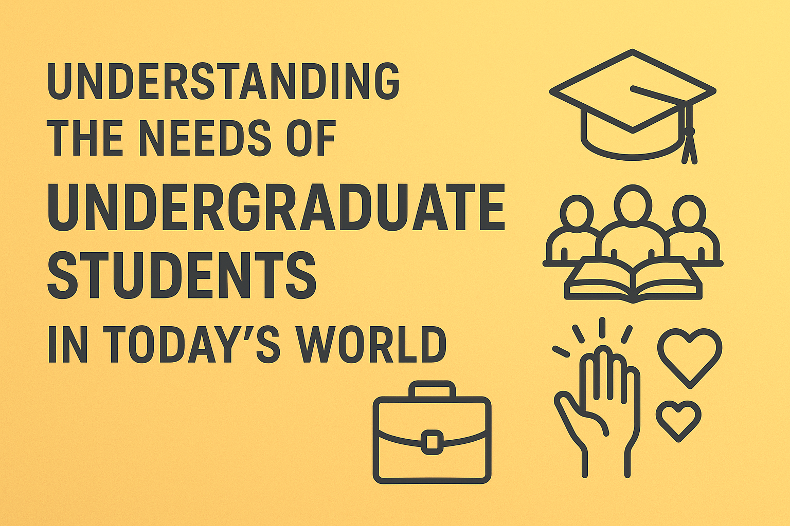 Understanding the Needs of Undergraduate Students in Today’s World